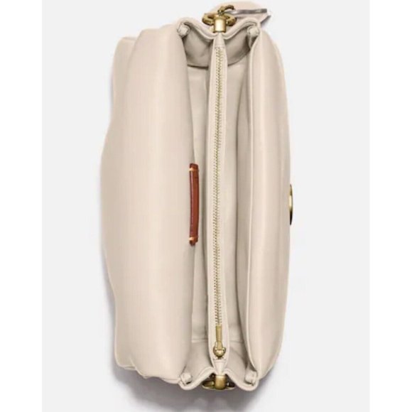 NWT $550 Coach Pillow Tabby 26 Brass Ivory C0772 Shoulder Bag Crossbody - Picture 3 of 11